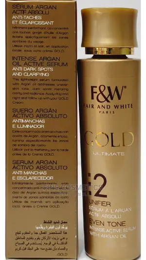 Fair and White Gold Ultimate Intense Argan Oil Active Serum