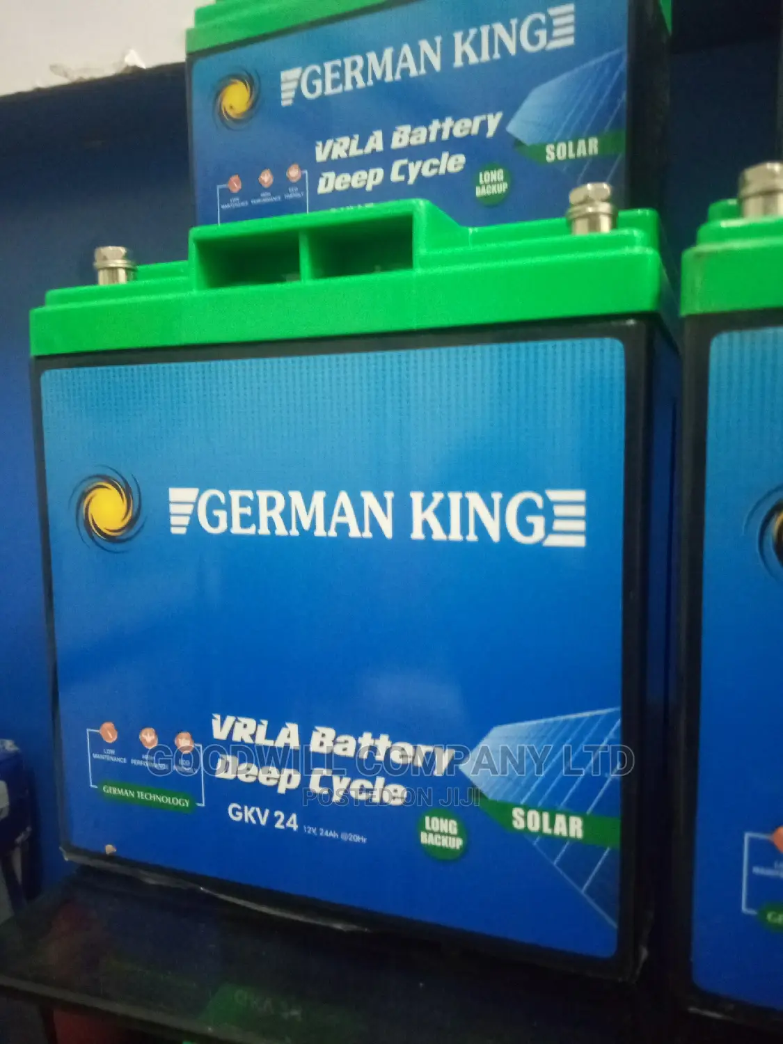 24ah German King Solar Battery