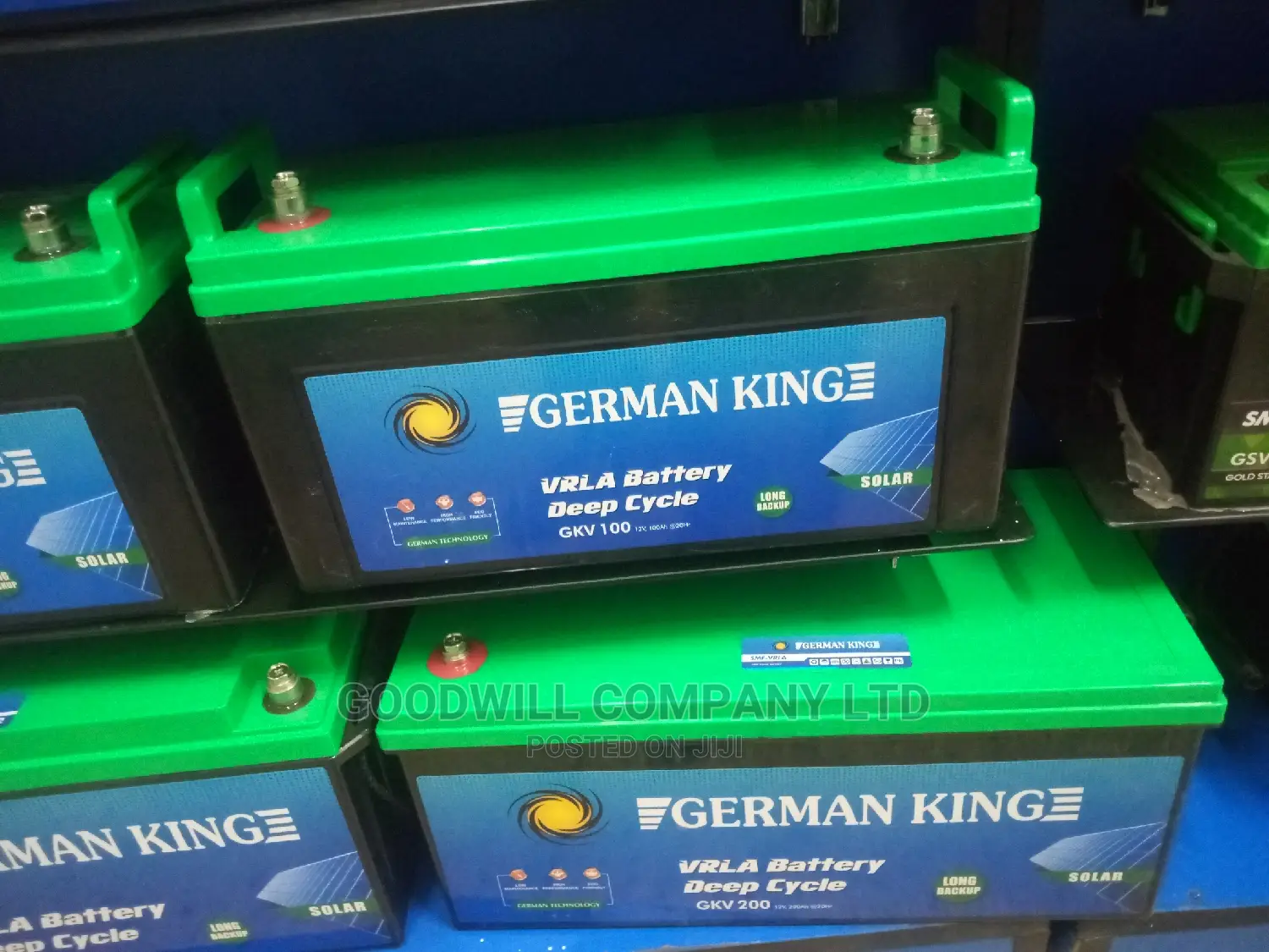 100ah German King Solar Battery