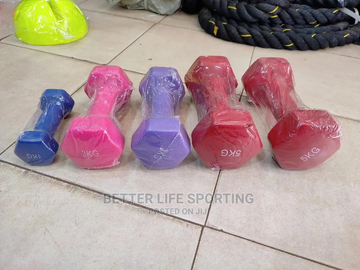 Coloured Dumbbells 3