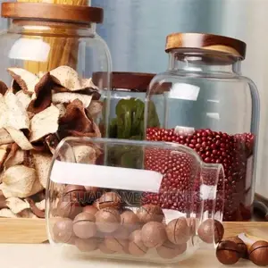 3pcs Glass Storage Jars