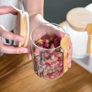 3pcs Glass Storage Canisters