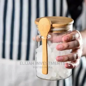 3pcs Glass Storage Canisters