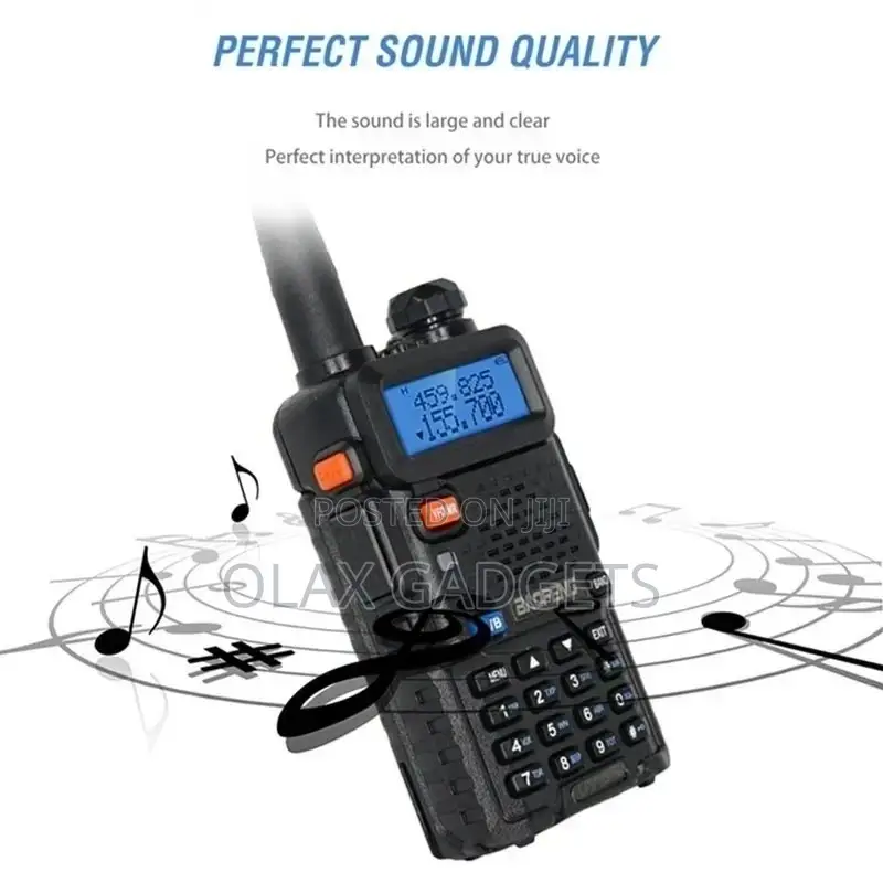 Baofeng UV5R Dual Band Two-Way Radio Walkie Talkies Set of 4