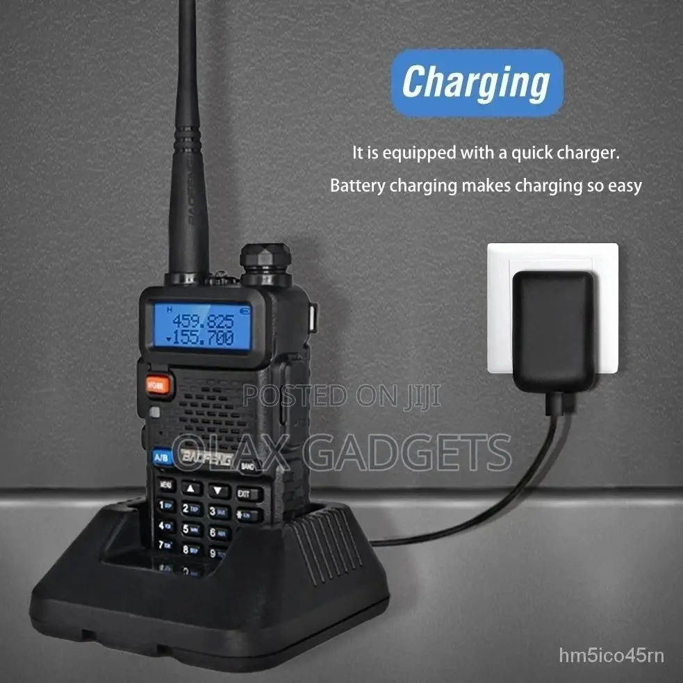 Baofeng UV5R Dual Band Two-Way Radio Walkie Talkies Set of 4