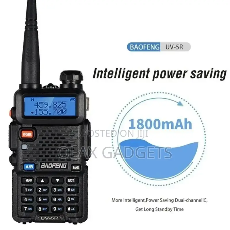 Baofeng UV5R Dual Band Two-Way Radio Walkie Talkies Set of 4