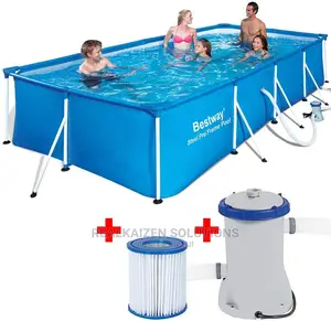 BESTWAY Premium Above Ground Steel Pro Swimming Pool 4m