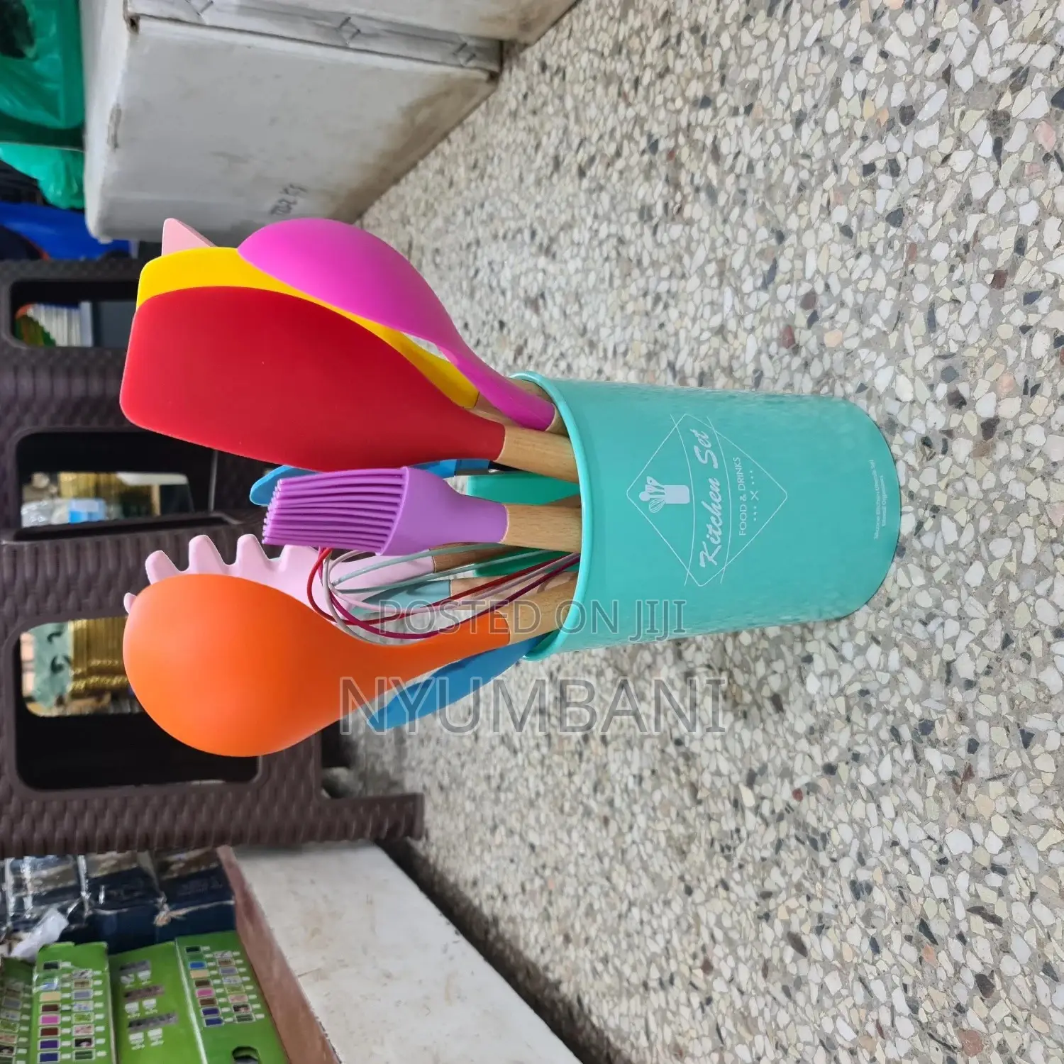 Non Stick Multi Color Spoons Set