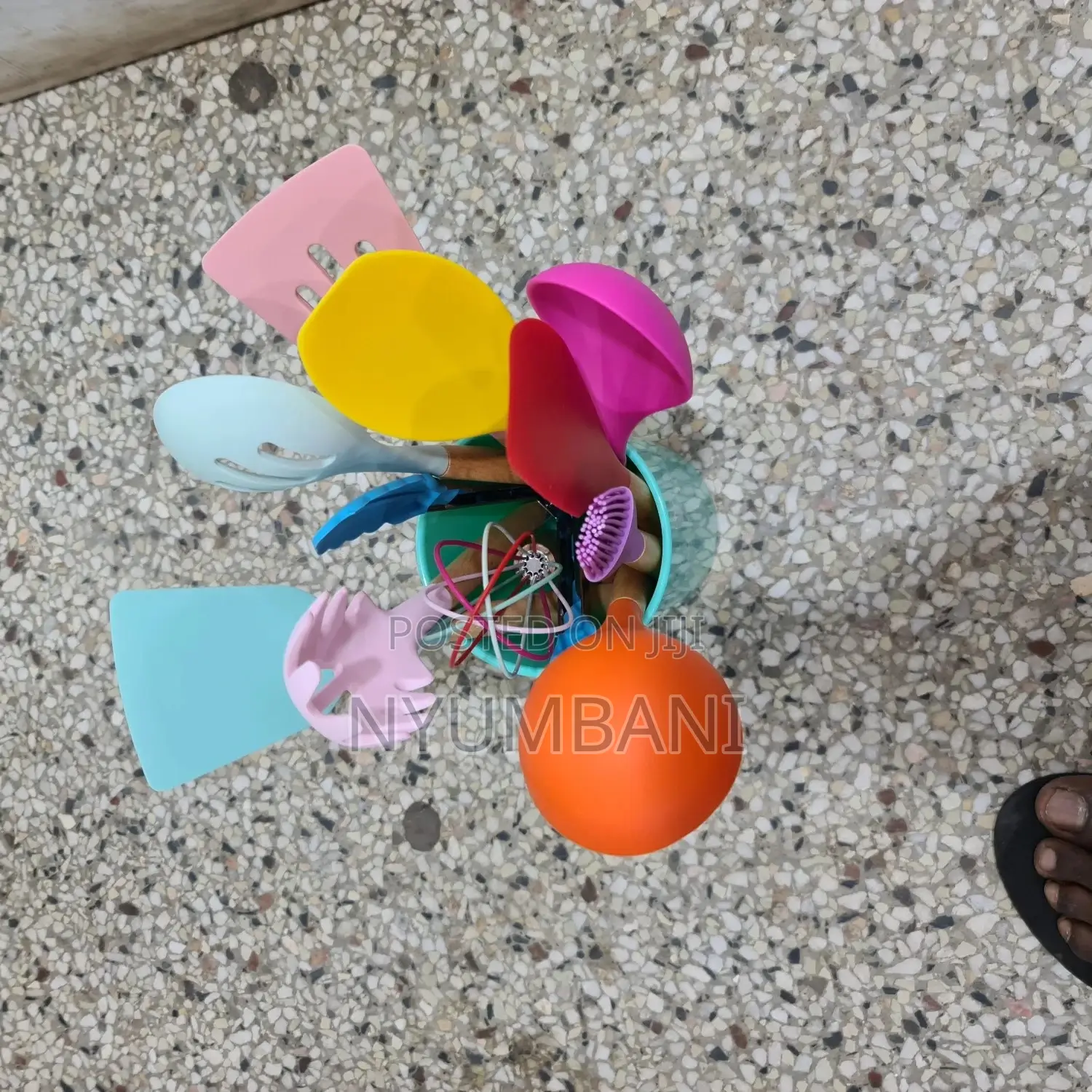 Non Stick Multi Color Spoons Set