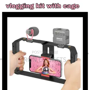 Vlogging Kit With Cage Stabilizer
