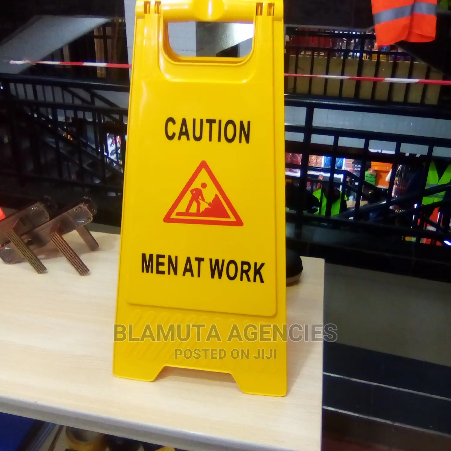 Men at Work Signage