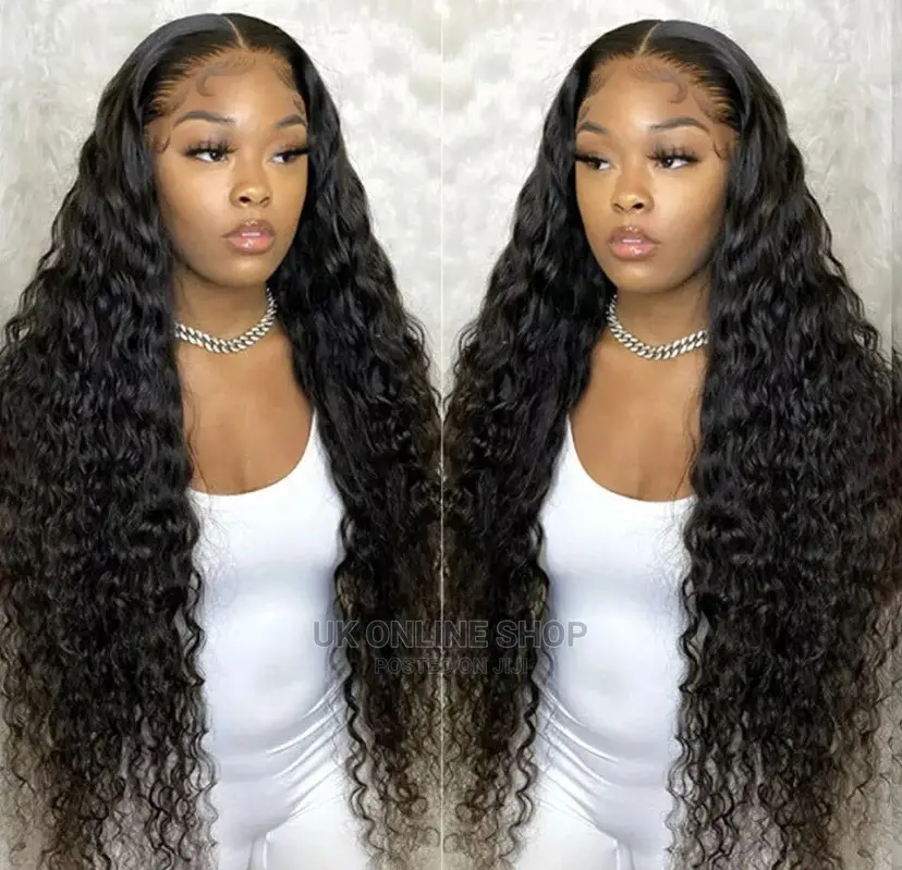 Deep Wave Transparent Wig T Part Remy Brazilian Curly Lace