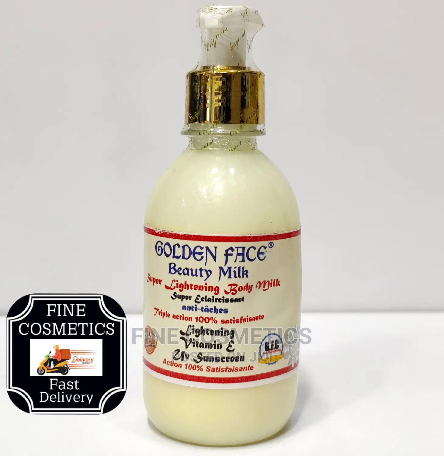 Golden Face Super Lightening Set of Lotion, Serum, and Cream
