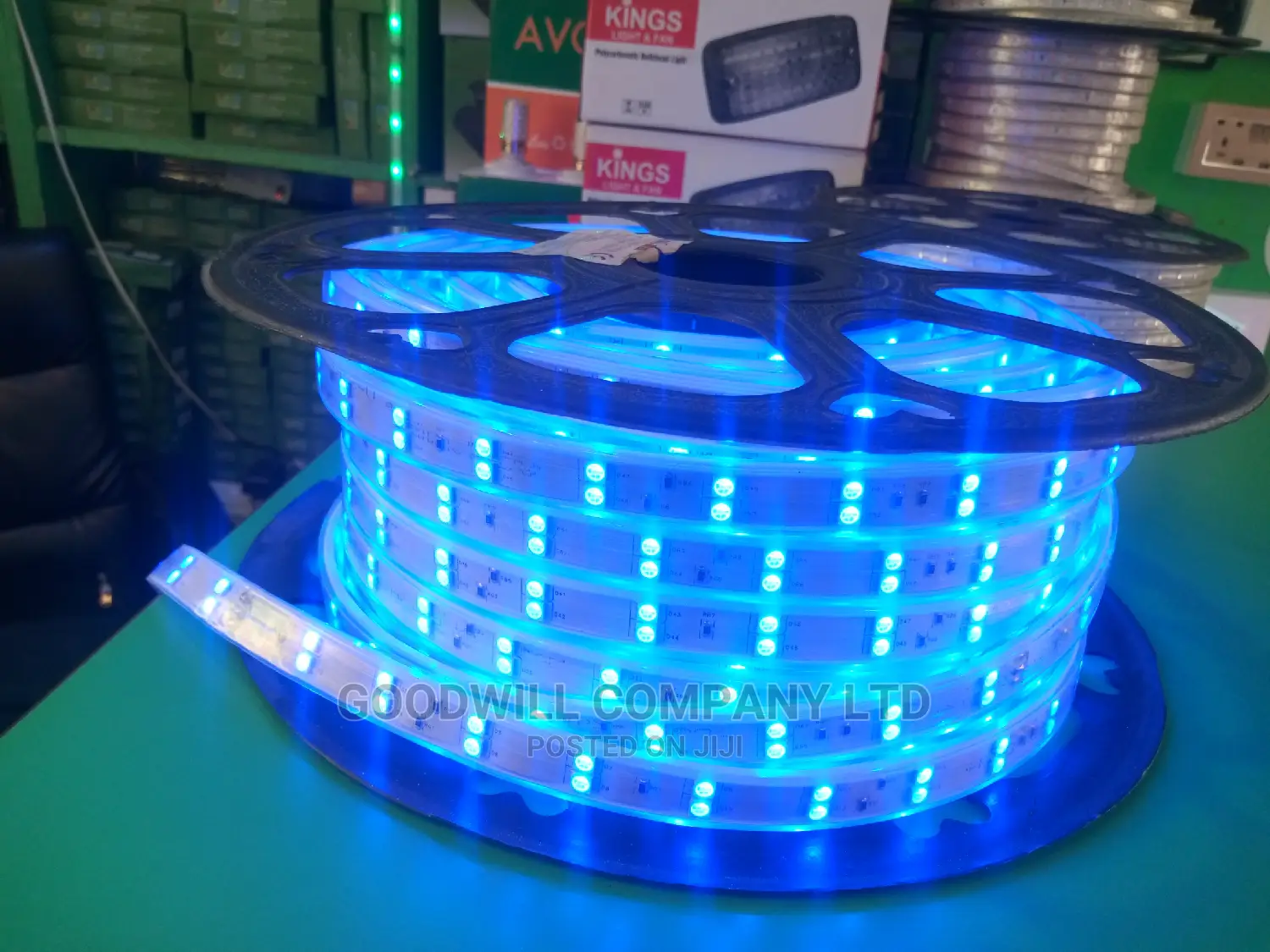 Strip Light Blue Color 50m Roll
