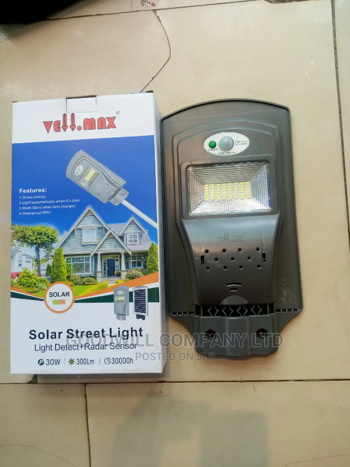 30w Solar Street Light Vellmax