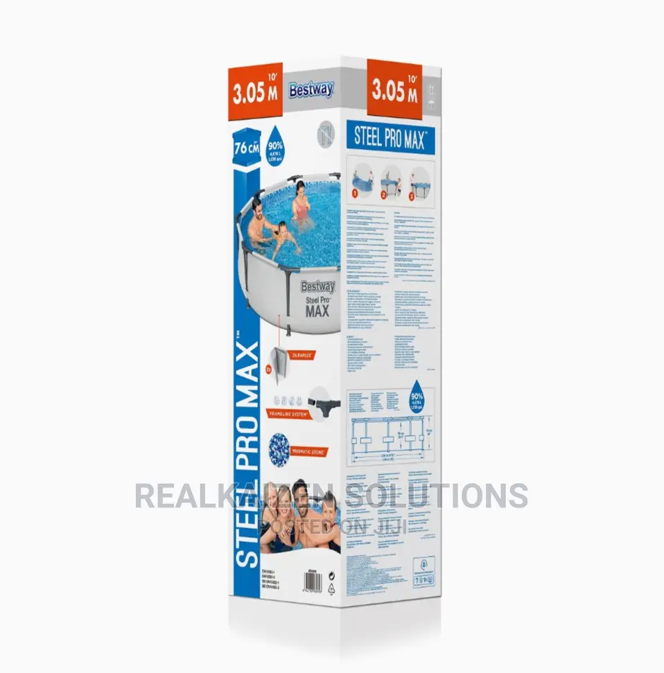 BESTWAY Frame Link Steel Pro Max Swimming Pool 3.05mx76cm