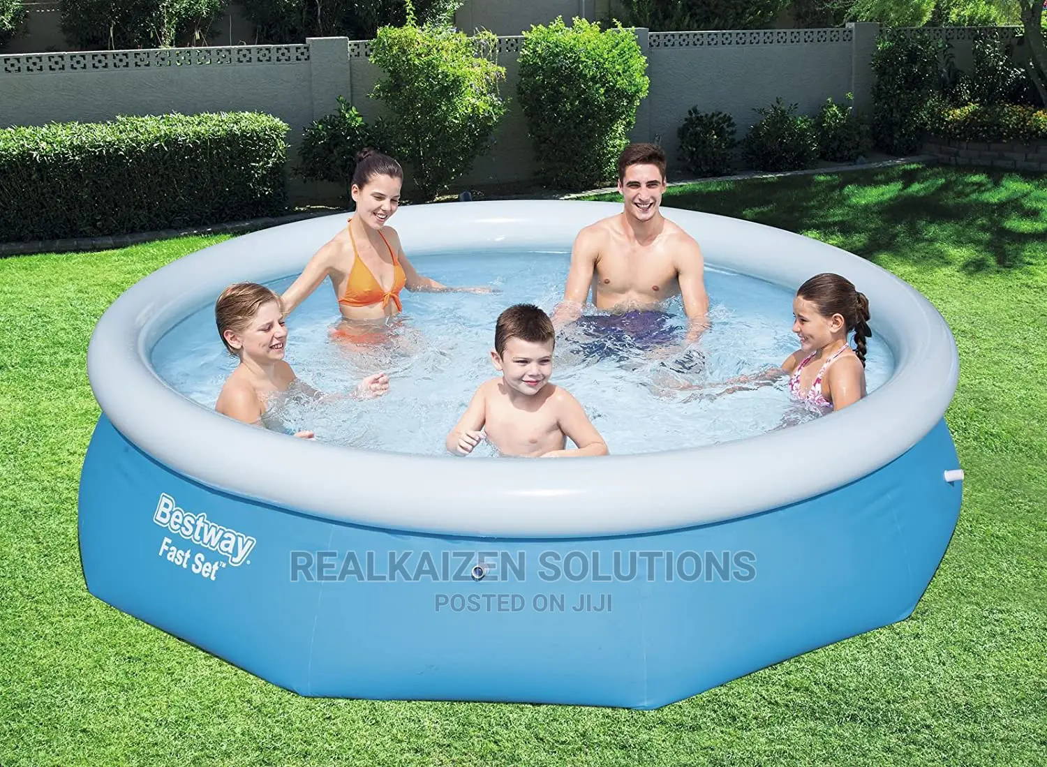 BESTWAY Round Fast Set Family Swimming Pool 3.05mx76cm