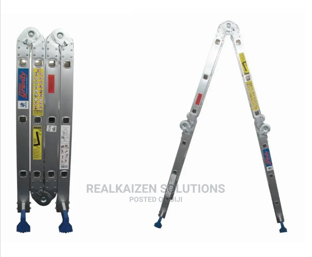 SA LADDER Folding Multi-Purpose Aluminum Ladder 1.7M – 3.8M