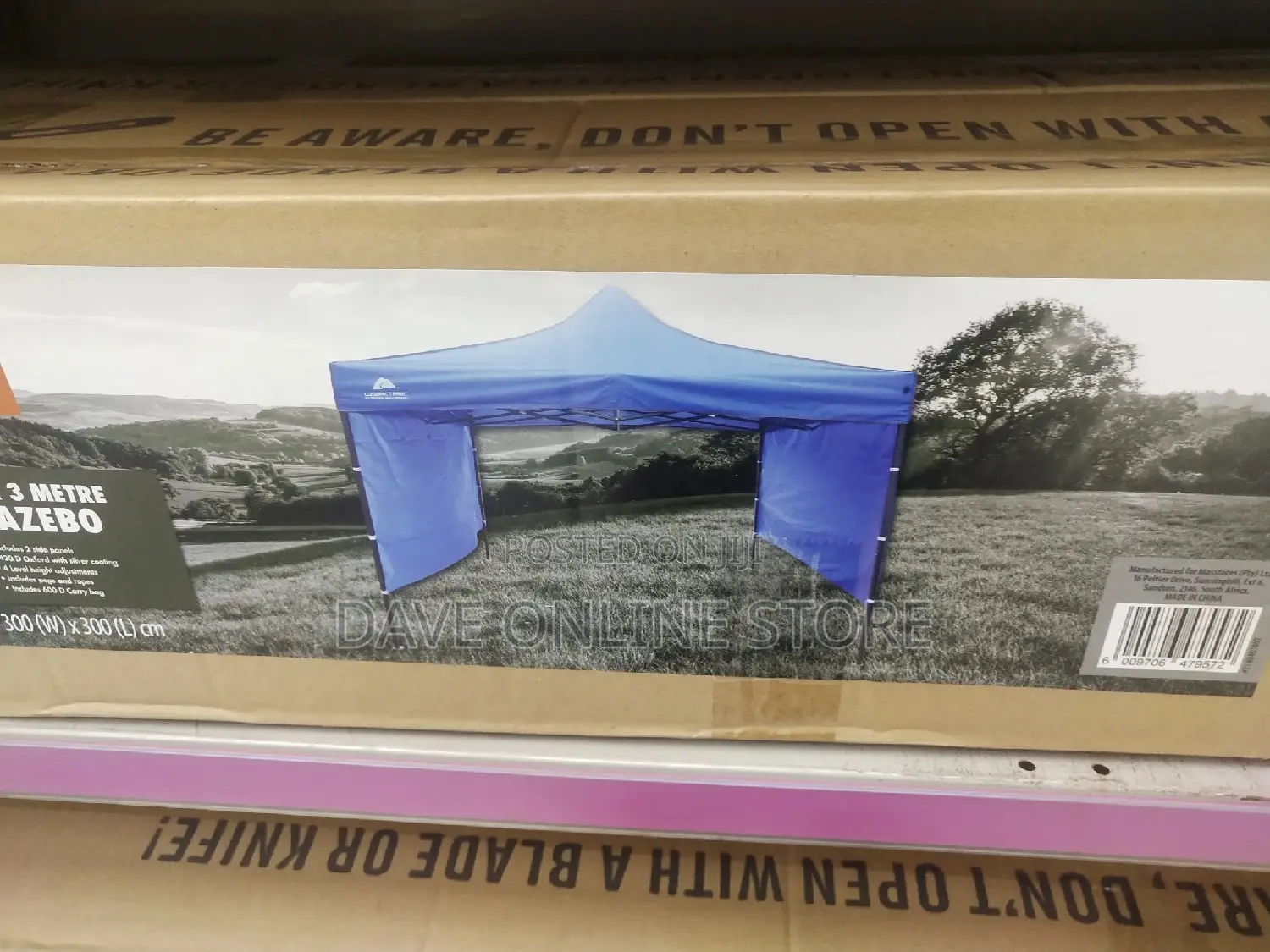 3 by 3 Meter Gazebo Tent