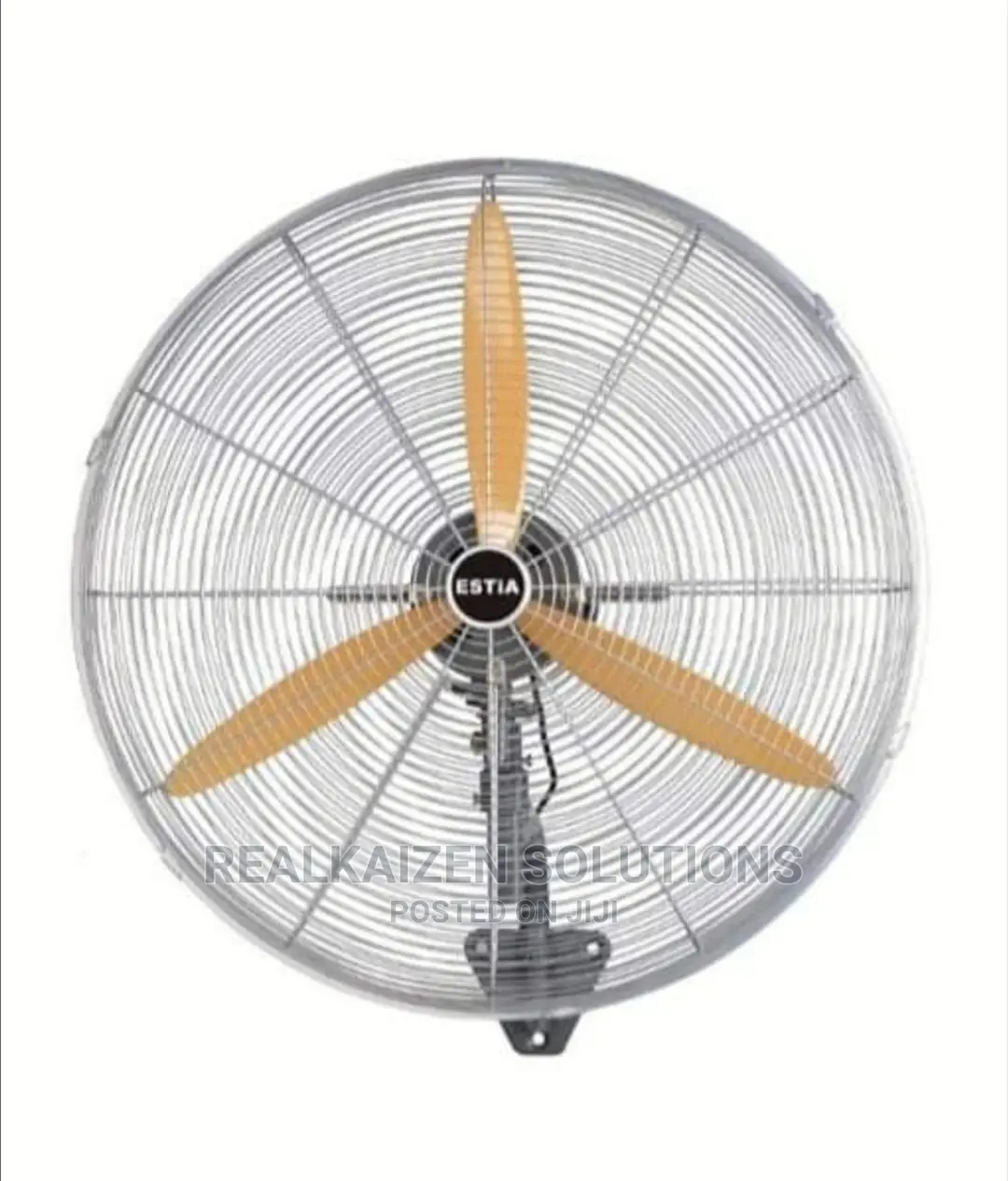 ESTIA High Velocity Industrial Metallic Wall Fan 51cm