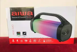 AIWA Bazooka Bluetooth FM USB Aux-In LED Speaker