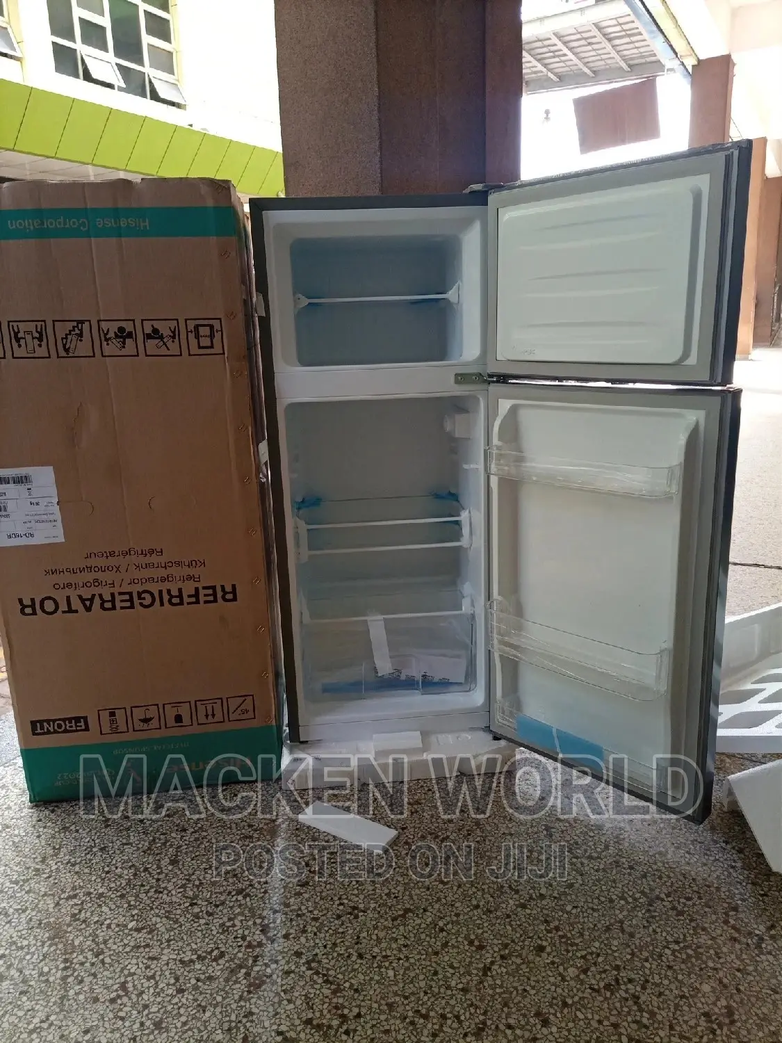 160L Hisense Double Door Fridge
