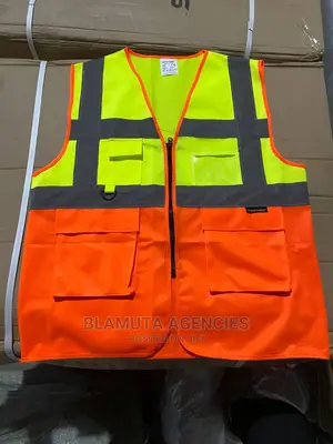 Reflector Vest Double Colour ( Green and Orange)(Jacket