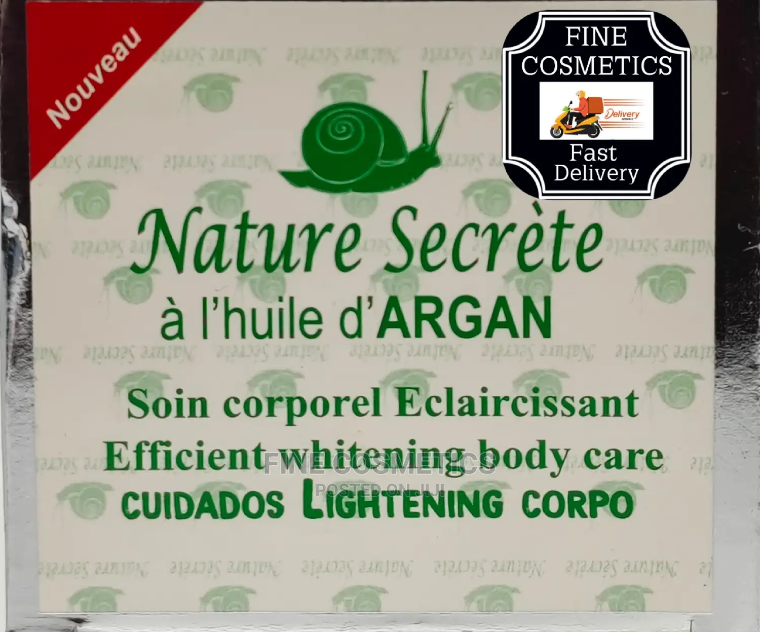 Nature Secret Lightening Moisturizing Cream With Argan Oil