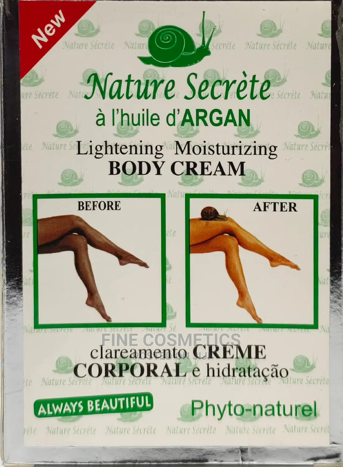 Nature Secret Lightening Moisturizing Cream With Argan Oil
