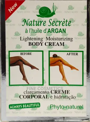 Nature Secret Lightening Moisturizing Cream With Argan Oil