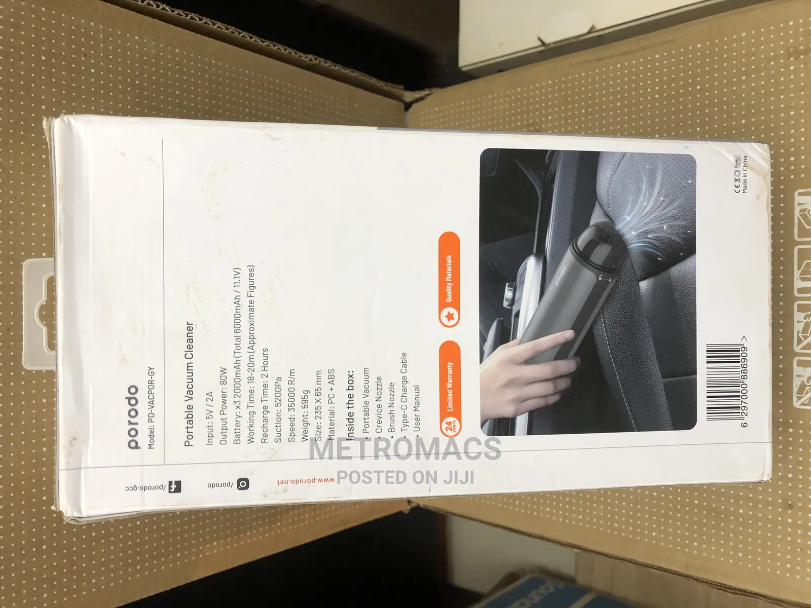 Porodo Portable Vacuum Cleaner 6000mah BRAND NEW!!