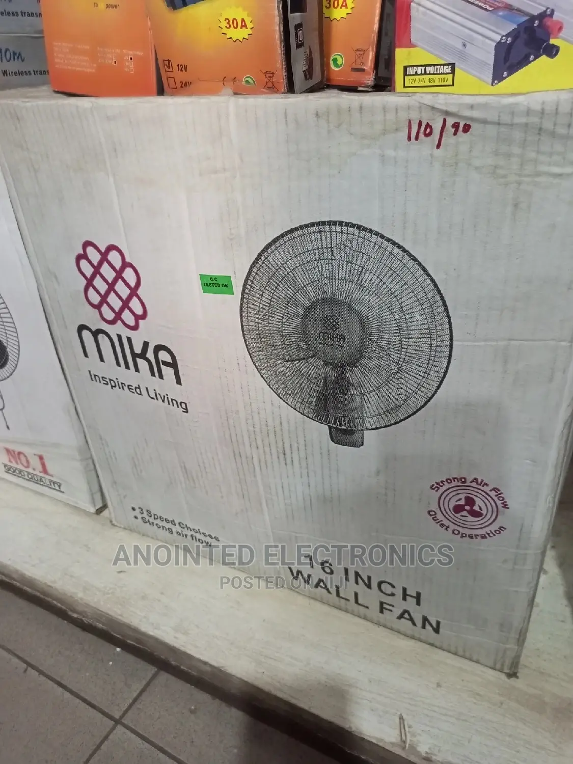 Mika Original Wall Fan