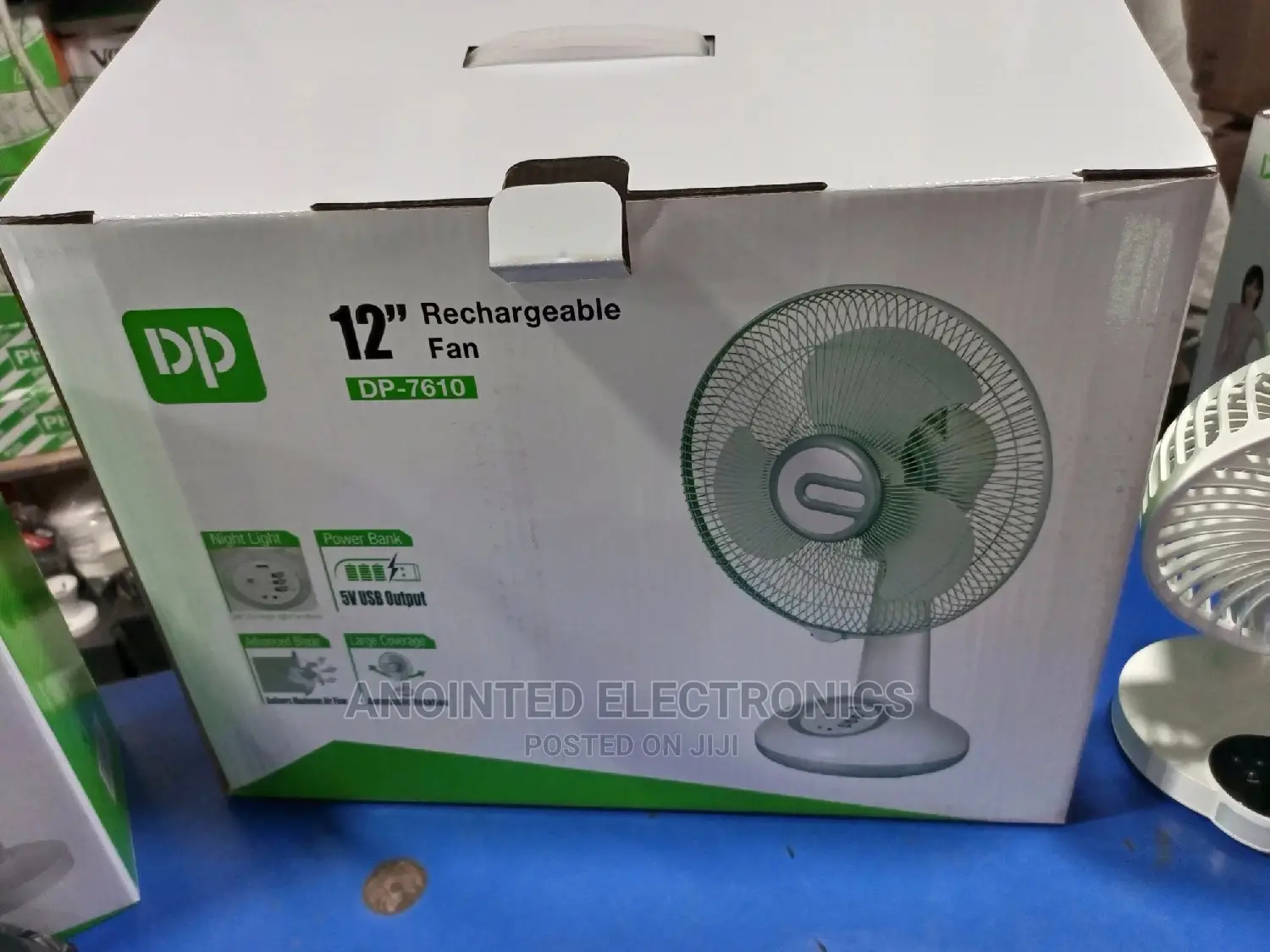 Dp Rechargeable Table Fan