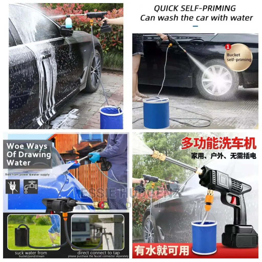 Wireless Highpressure Car Washer