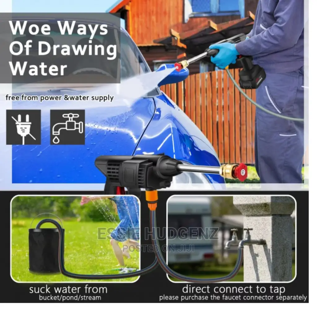 Wireless Highpressure Car Washer