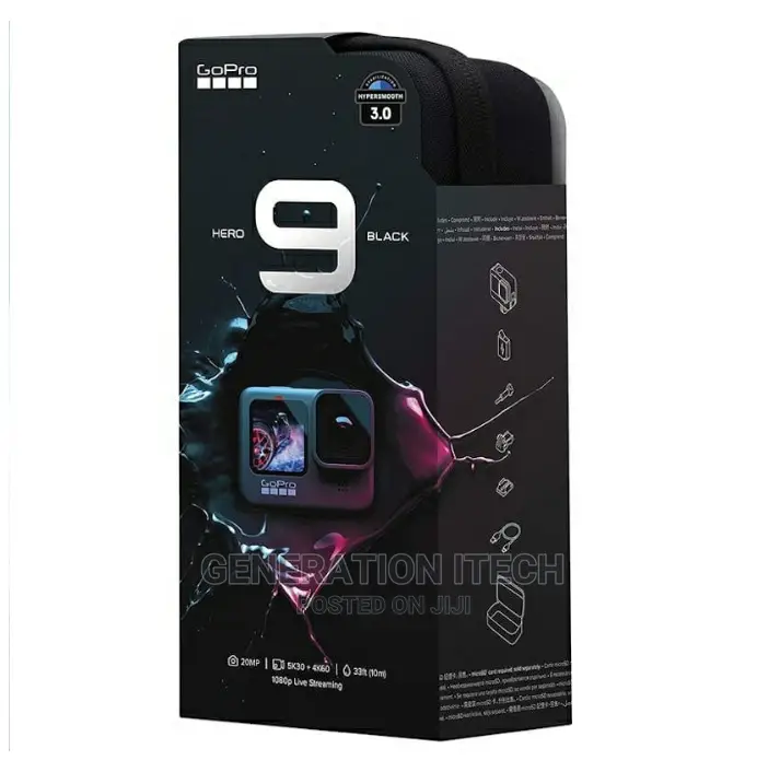 Gopro Hero9 Action Camera With 20mp Video Streaming Waterprf