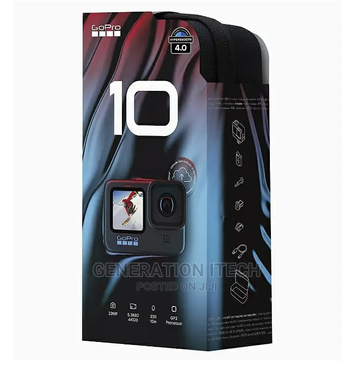 Gopro 10 Action Camera 5.3k Live Streaming 23mp Ultra HD