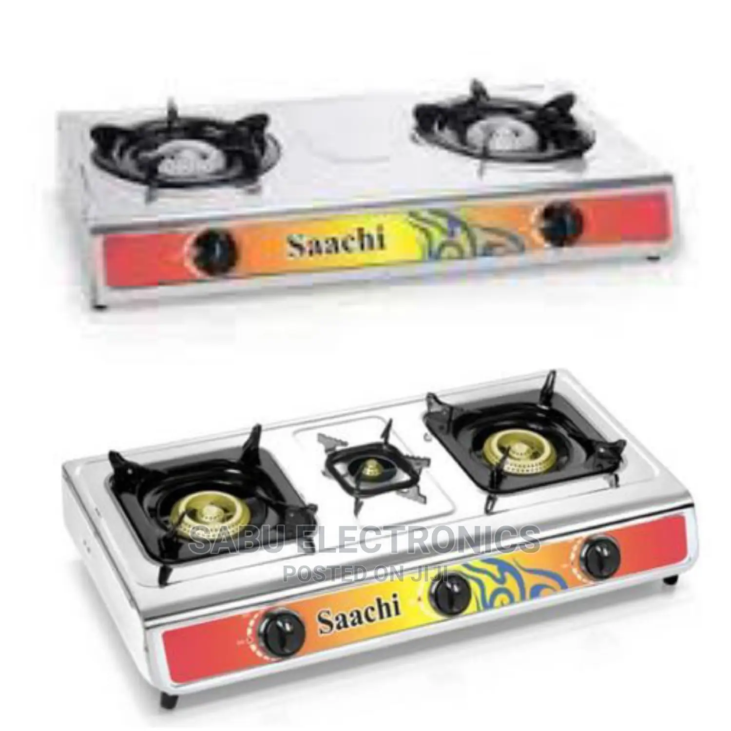2 Burners Gas Stove Saachi