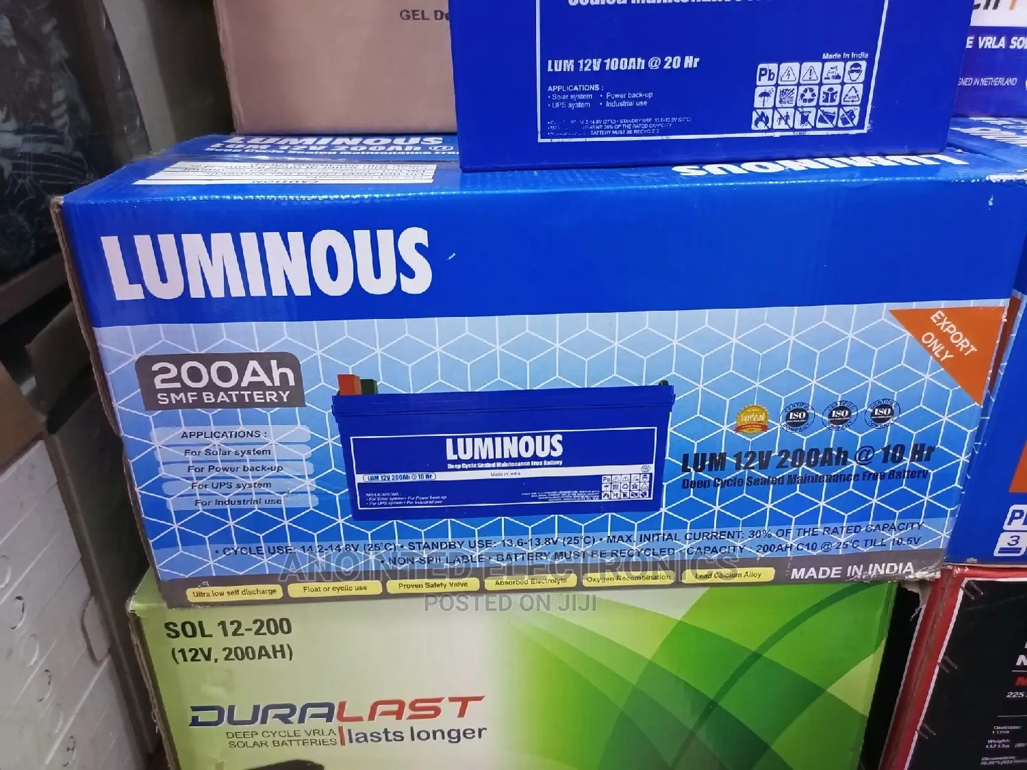 Batry Luminous 200ah