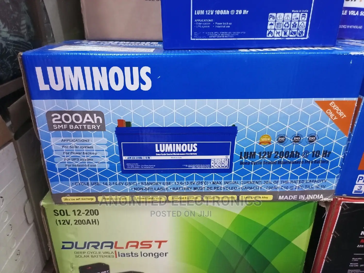 Luminous Solar Batry