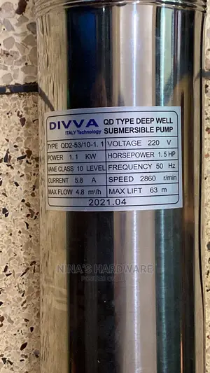 Submersible Water Pump 63mtrs