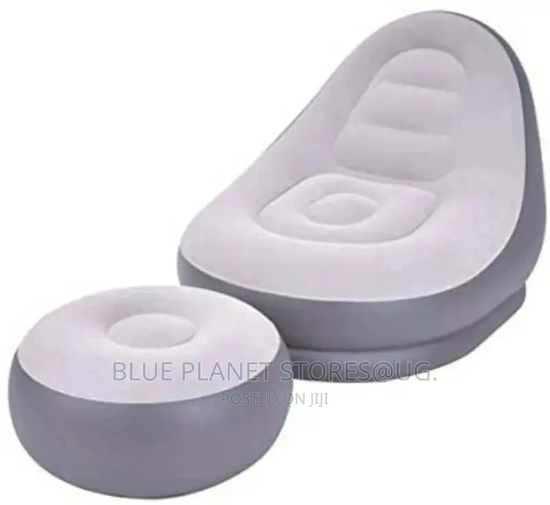 Avenli Deluxe Inflatable Lounge With a Foot Stool + Pump