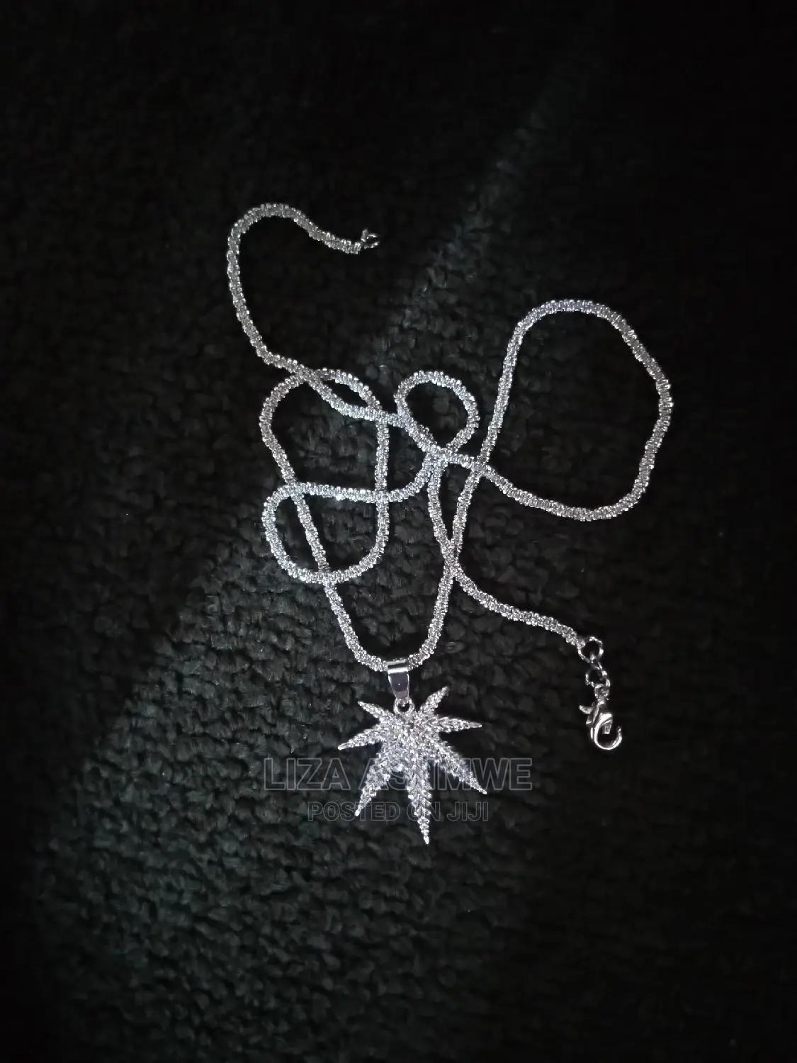 Men's Authentic Necklaces Available With a Weed Pendant