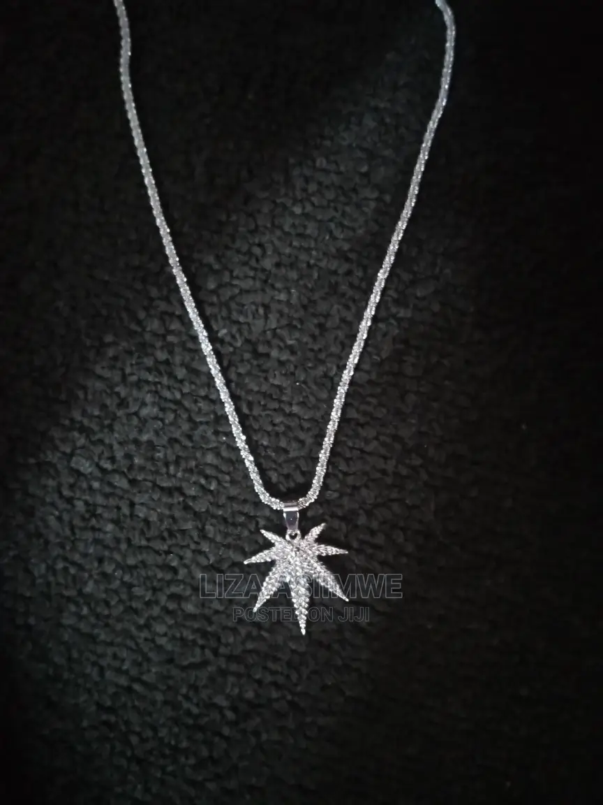 Men's Authentic Necklaces Available With a Weed Pendant