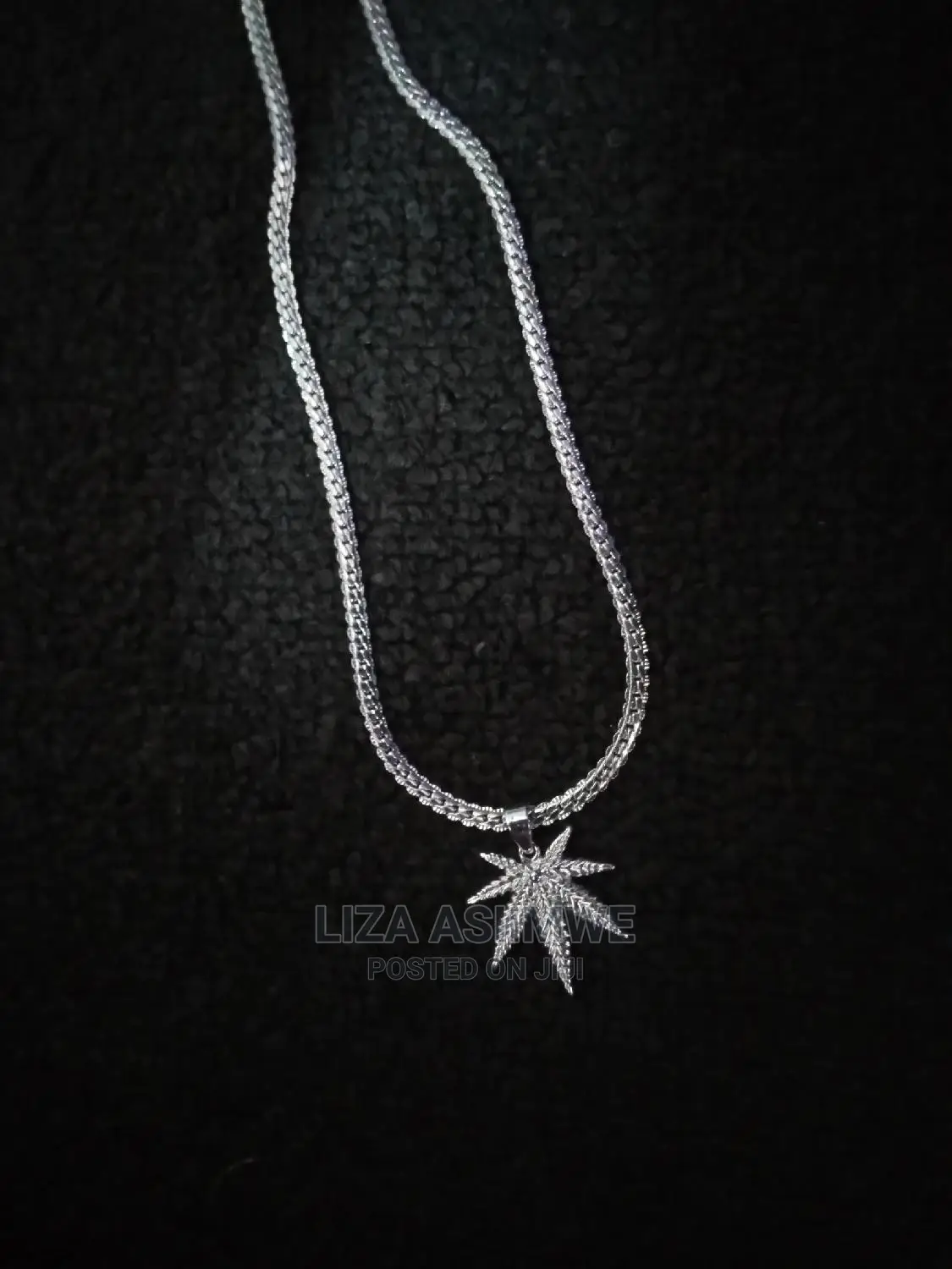 Men's Necklaces Available With a Weed Pendant