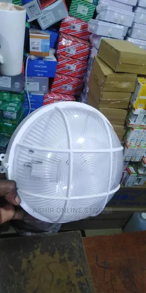 Plastic Security Wall Lamp Holder