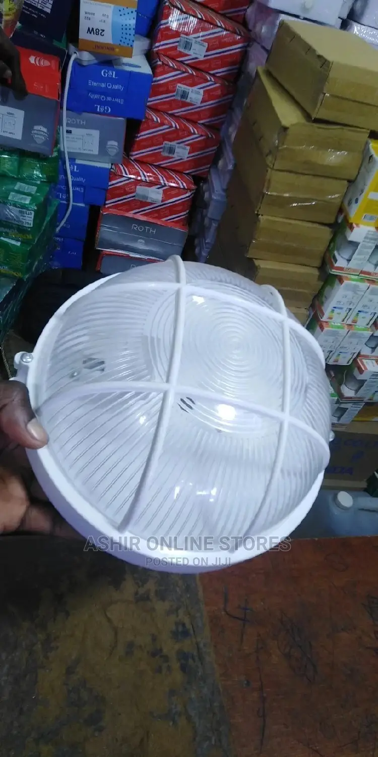 Plastic Security Wall Lamp Holder
