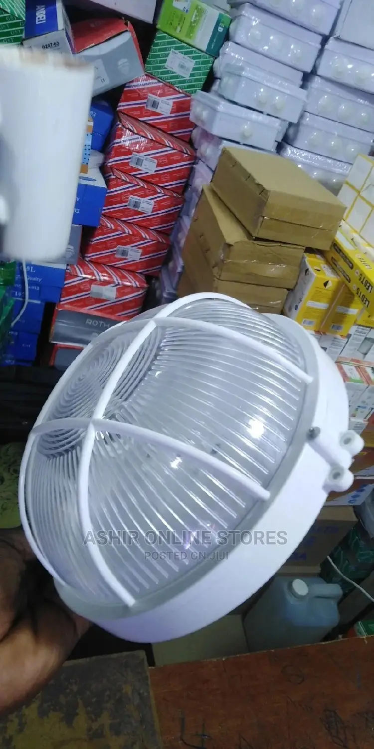 Plastic Security Wall Lamp Holder
