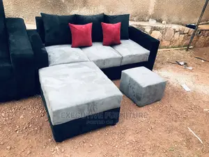 Mini Black Gray Sofa