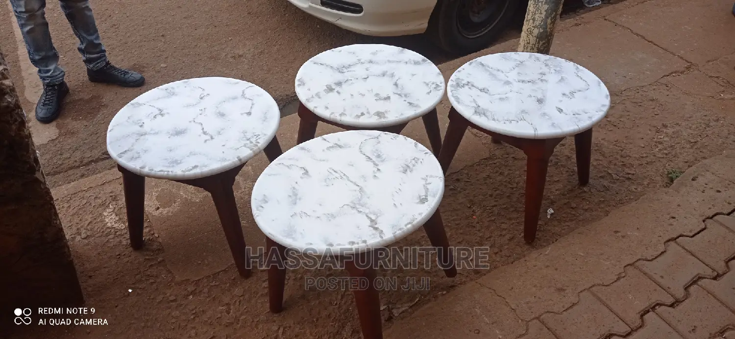 Round Wooden Tables Made From Marble Cottage